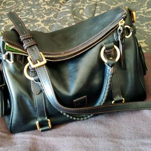 Dooney and Bourke Small Florentine Satchel in Black